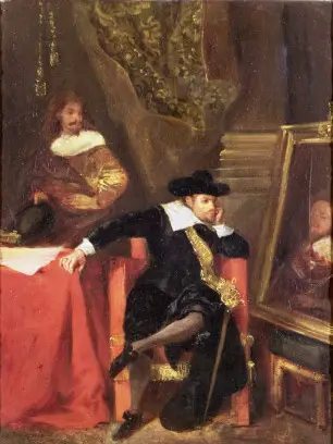 Cromwell at Windsor Castle Eugene Delacroix